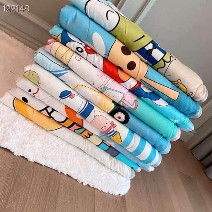 Chăn Cotton Đũi Điều Hòa Cho Bé Mẫu Hoạt Hình Cute (Mẫu ngẫn nhiên)