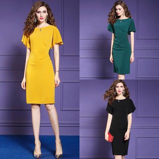 Hàng Quảng Châu - Đầm body dự tiệc eo đính đá siêu sang - ST834310