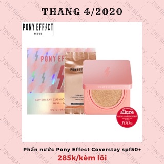 [PONY SALE UP TO 80%] Phấn nước Cushion Pony Effect Coverstay Spf50+/Pa+++