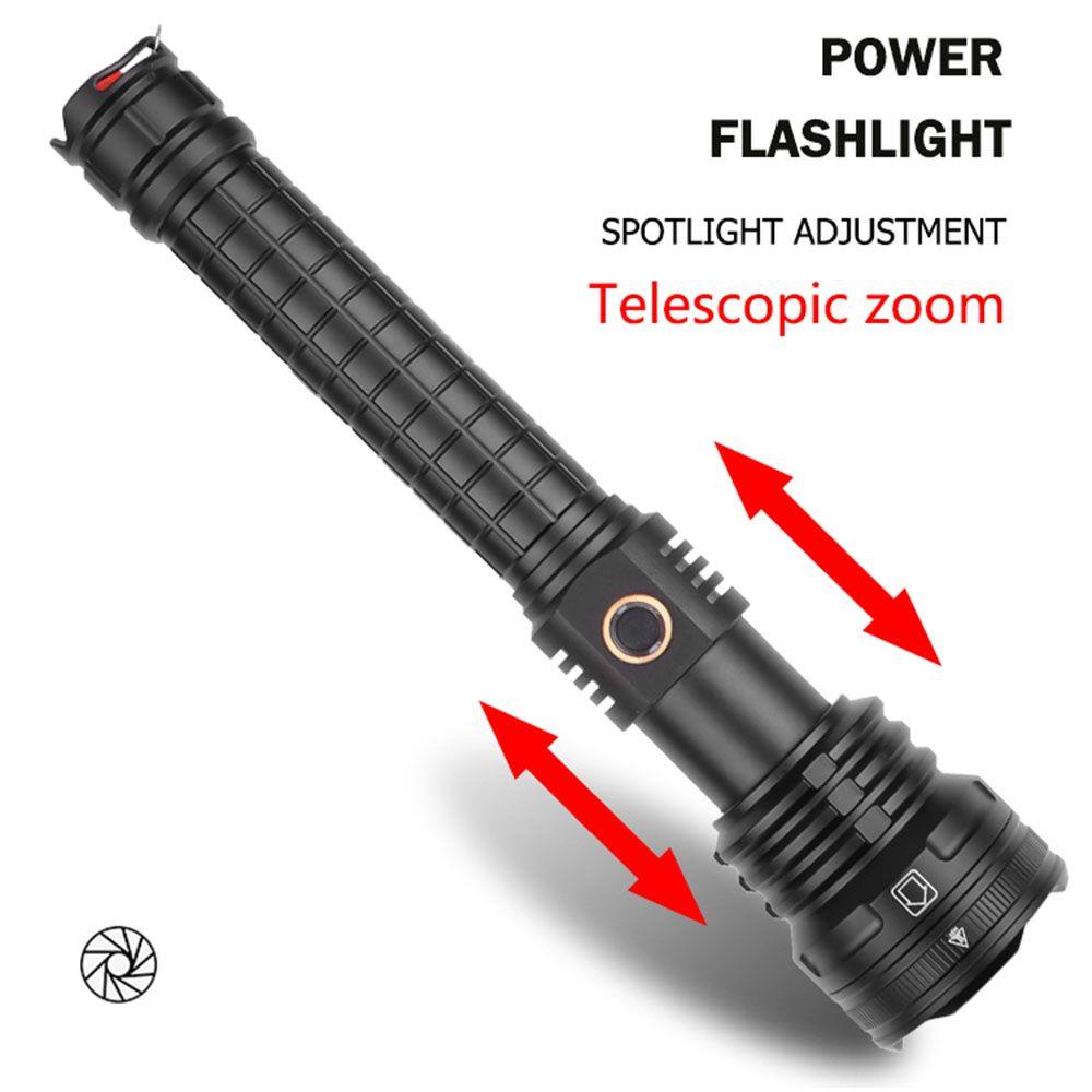 LANFY Đèn Pin Sạc USB Xhp90 Siêu Sáng Chất Lượng Cao