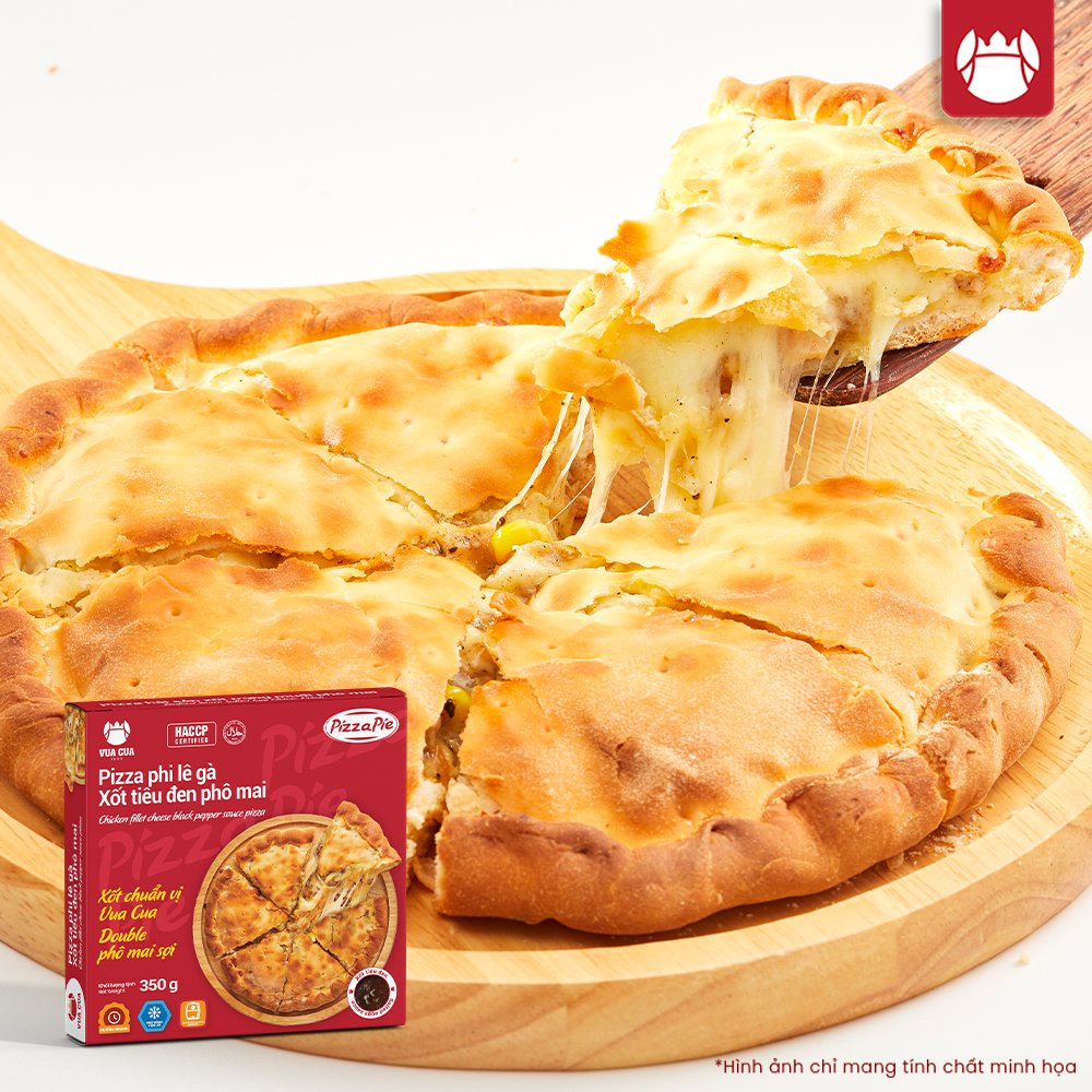 - Pizza Phi Lê Gà Xốt Tiêu Đen Phô Mai Size M