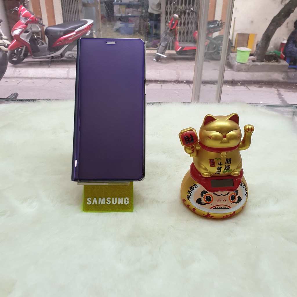 Bao Da Clear View Cover Standing Samsung S7 Edge