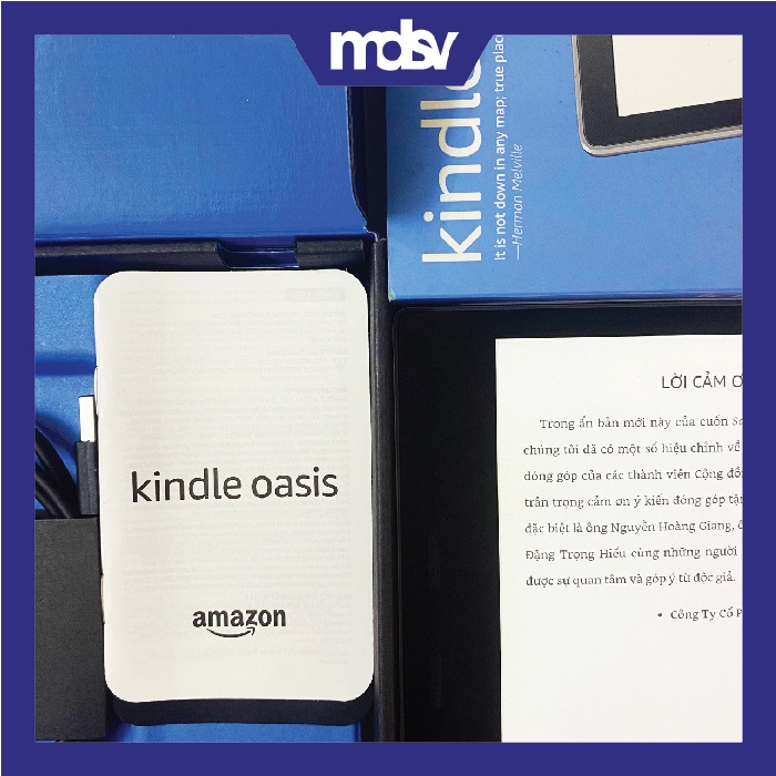 Máy đọc sách Kindle Oasis 1, 2, 3  nhập khẩu chính hãng Amazon Mỹ, Nhật