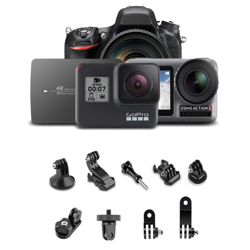 Gậy chụp ảnh Selfie 3 trong 1 kết nối Bluetooth tặng phụ kiện gài chân máy ảnh Gopro | BigBuy360 - bigbuy360.vn