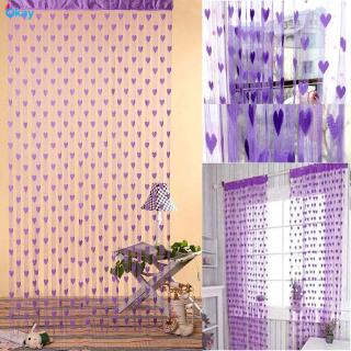 Rèm cửa trang trí hình trái tim lãng mạn