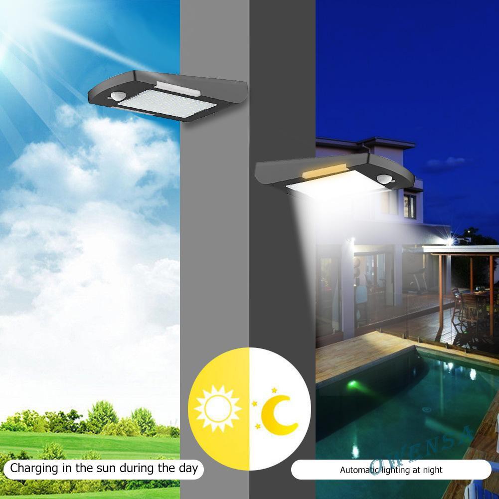 Đèn LED 48 bóng ngoài sân sử dụng năng lượng mặt trời cảm ứng chuyển động kháng nước IP65