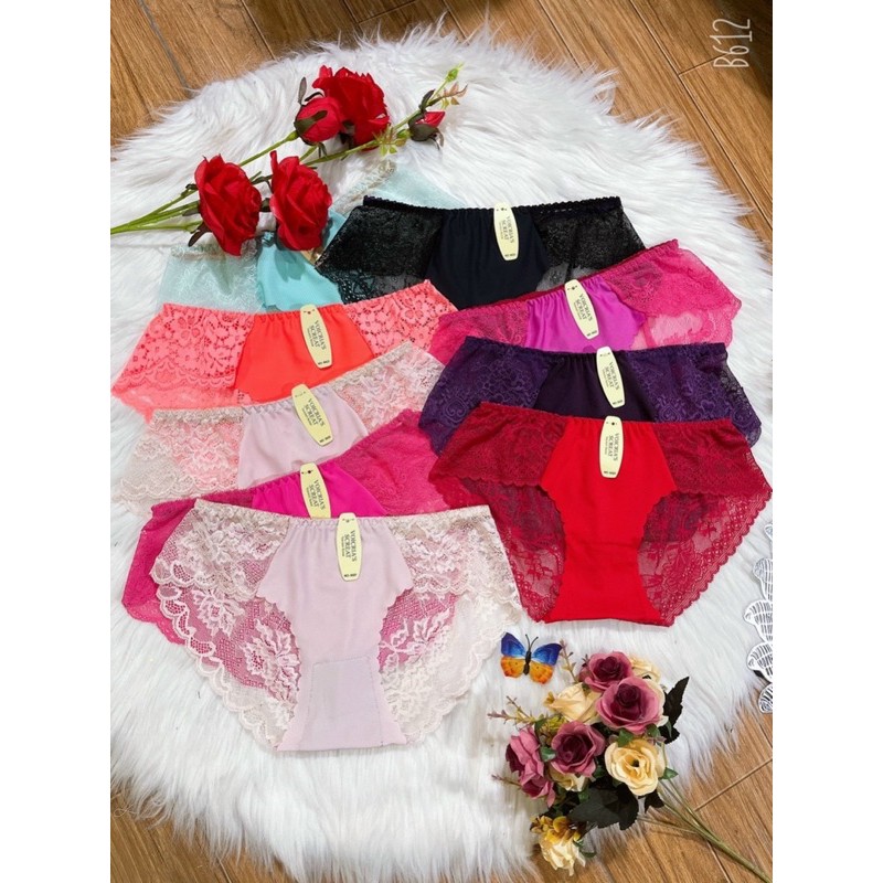 QUẦN LÓT NỮ SU PHỐI REN TRỘN MÀU | BigBuy360 - bigbuy360.vn