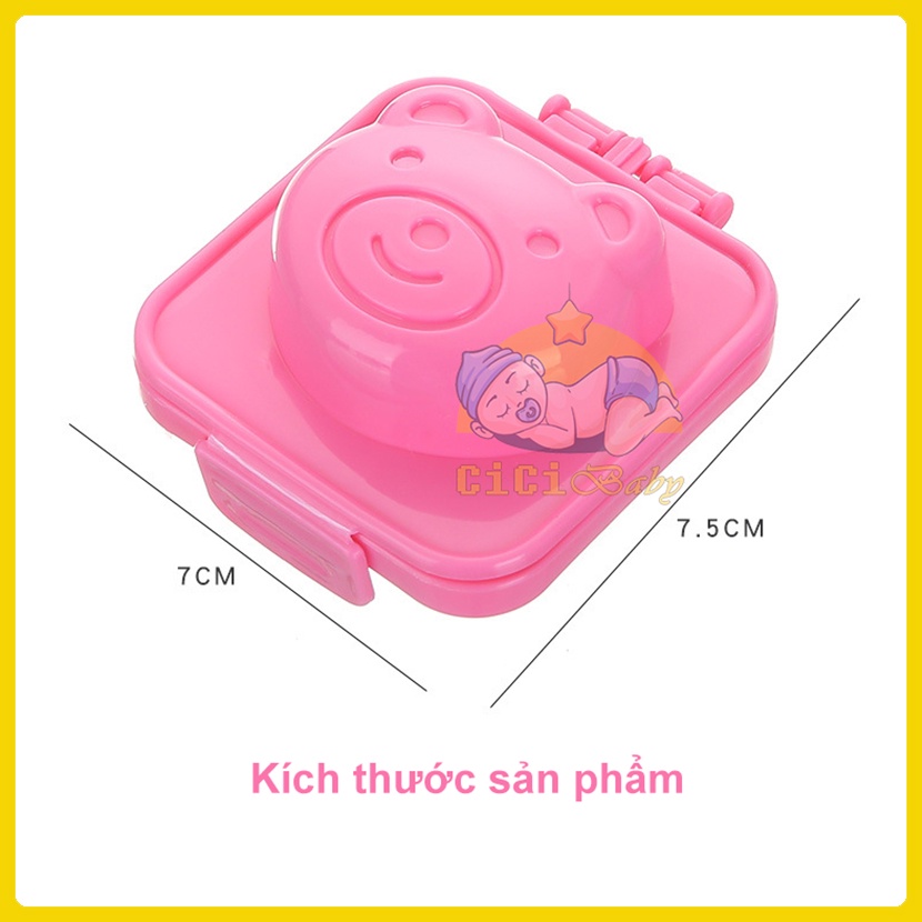 Khuôn cơm cho bé ăn dặm kiểu Nhật CiCiBaby