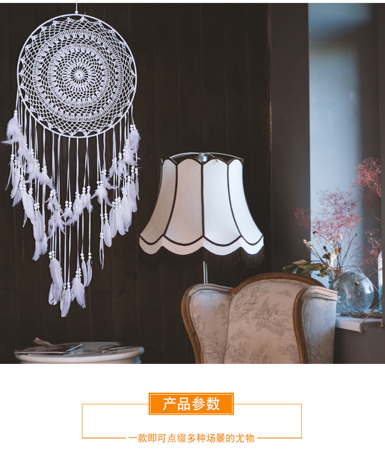 Dream Catcher Phối Ren Phong Cách Bắc Âu Trang Trí Đám Cưới