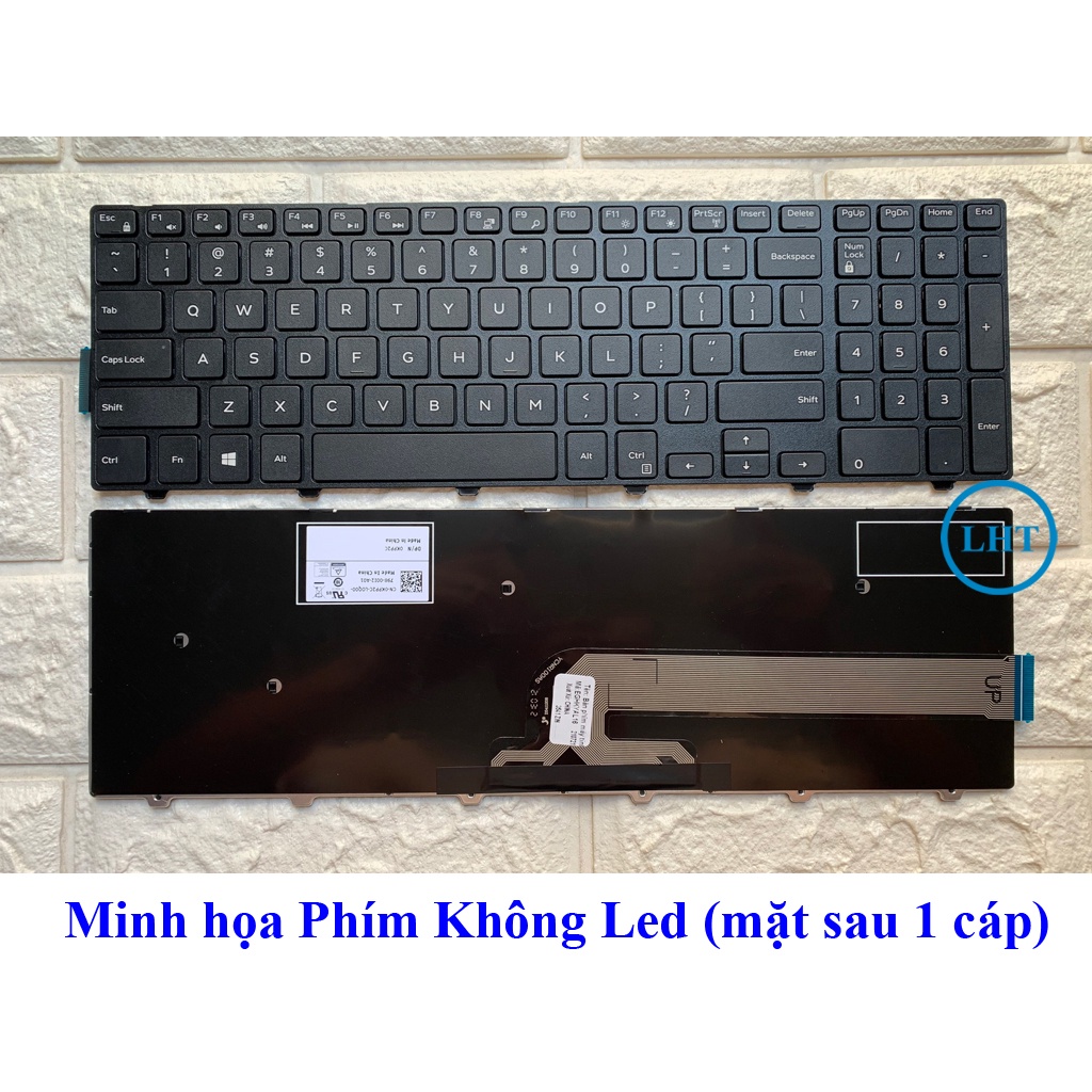 Bàn phím Laptop Dell 5547 5548 5543 5545 5559 3541 Dell Inspiron 15-5000 tích hợp ĐÈN LED / KHÔNG LED