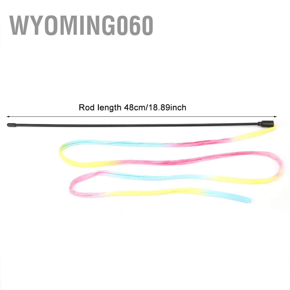 [Hàng Sẵn] Mèo con vui nhộn Thú cưng chơi đồ vải Teaser Stick Chaser Đồ tương tác 【Wyoming060】