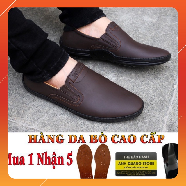 Giày mọi nam LAGADO,sang trọng đẳng cấp,giày đẹp phong cách hàn quốc ,đế cao su khâu chống nước tốt