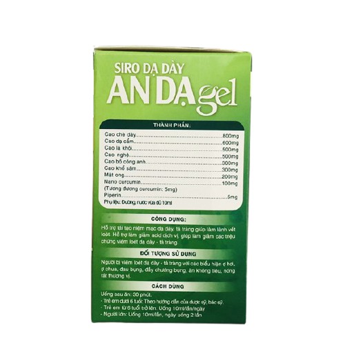 DẠ DÀY AN DẠ GEL - tái tạo niêm mạc dạ dày