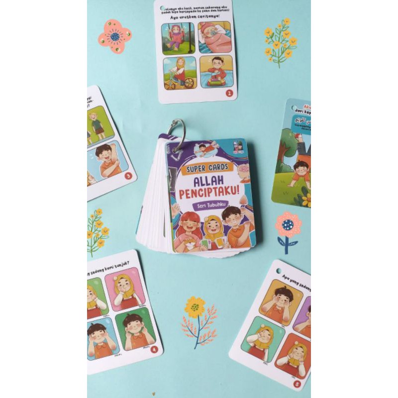 Thẻ Bài Chơi Game Siêu Nhân Flashcards