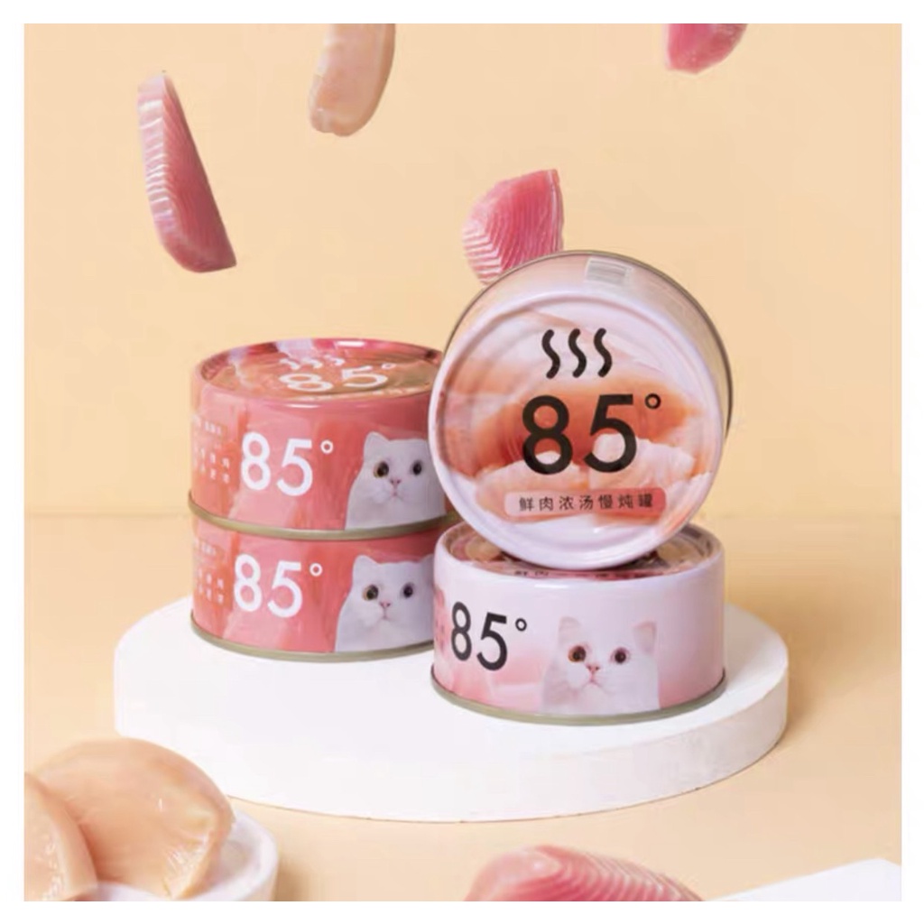 Furry Tail 85 Độ Pate Súp Cá Ngừ Đồ Ăn Sẵn Dành Cho Mèo Mix Vị