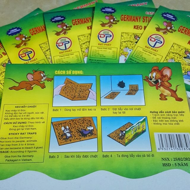 COMBO 20 MIẾNG KEO DÍNH CHUỘT SIÊU CHẮC SIÊU DÍNH