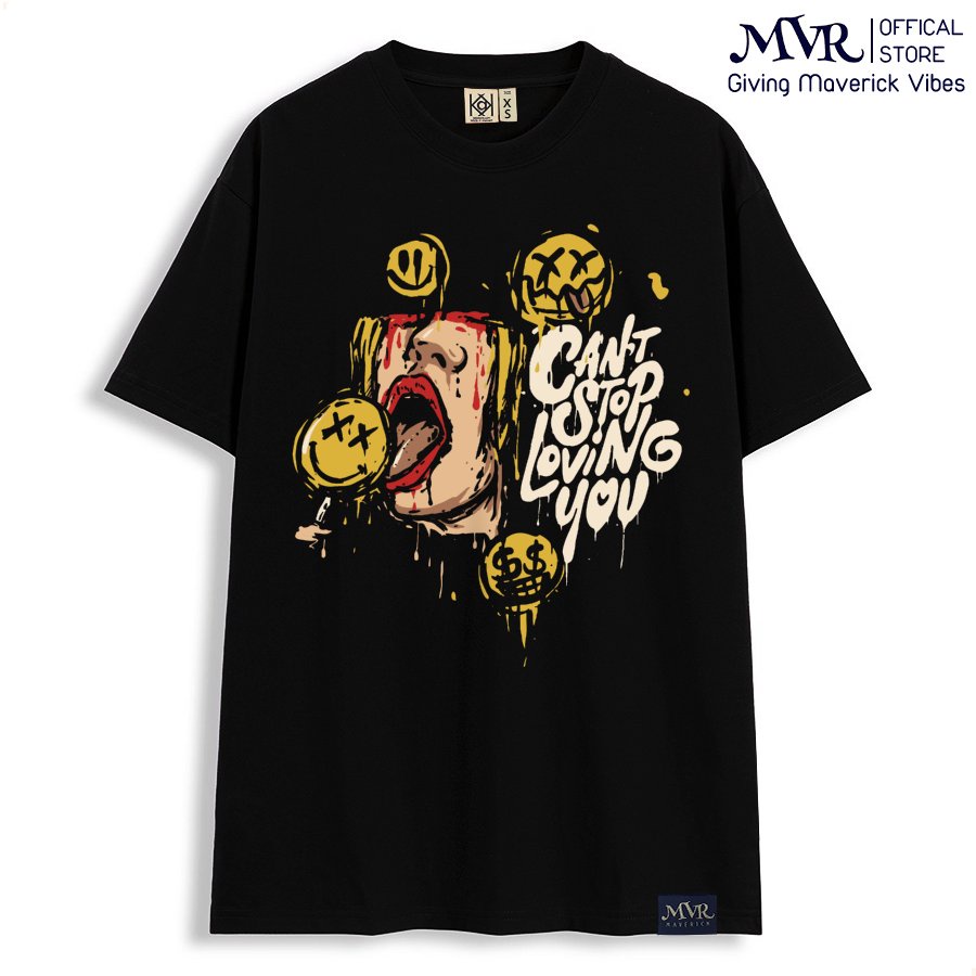 Áo form rộng tay lỡ không thể ngừng yêu bạn MVR size rộng tee Mỹ BB4148