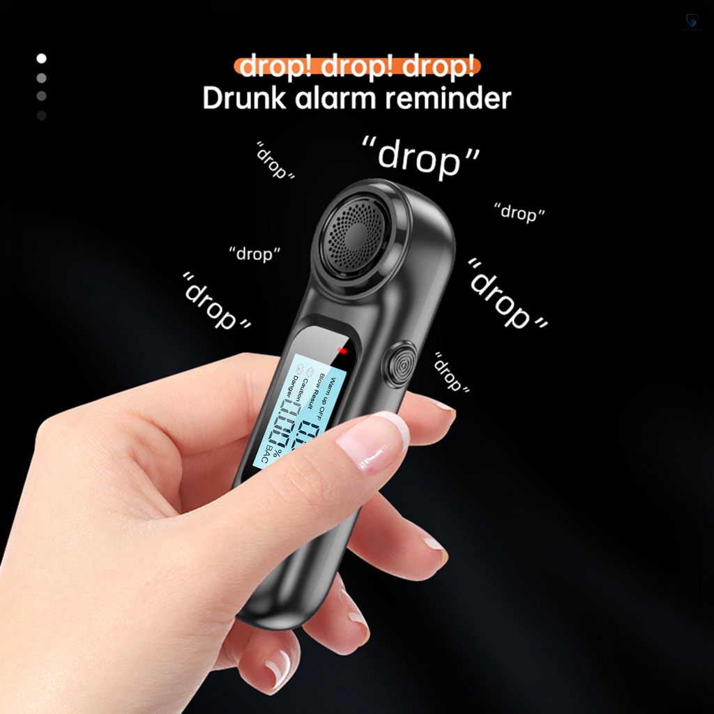 Thiết Bị Kiểm Tra Nồng Độ Cồn AM01 Màn Hình LCD Chuyên Nghiệp