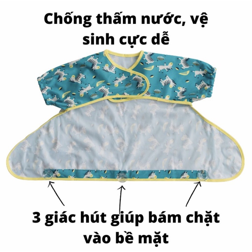 [TIDY TOT– 1 ĐỔI 1 NẾU LỖI DO NSX] Combo 2 Yếm ăn dặm thông minh Tiểu Quý Tộc TidyTot cho trẻ ăn dặm bé chỉ huy BLW