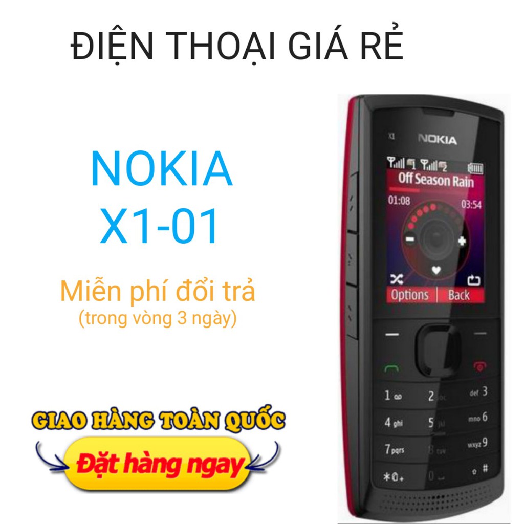 Điện thoại giá rẻ Nokia X1-01 (2 Sim) [rẻ vô địch] hàng mới, bảo hành 1 tháng
