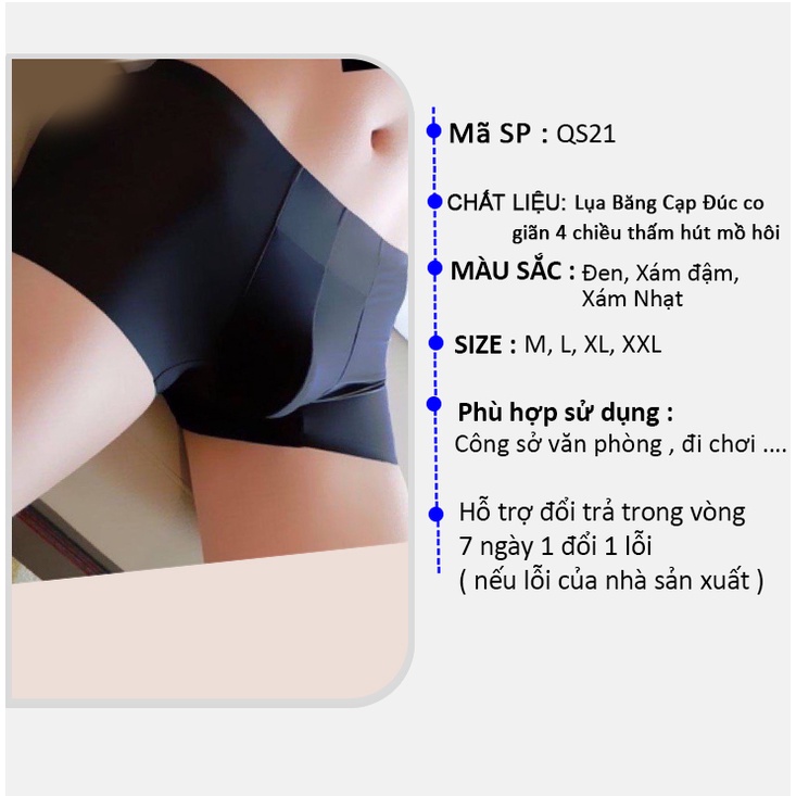 [Mã LTBAUAB13 giảm 7% đơn 99K] Quần Lót Nam Azila Cạp Đúc Boxer Chất Liệu Lụa Băng - 100% Thoáng Khí Co Giãn Cao Cấp