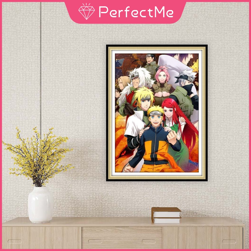 Bộ Tranh Đính Đá 5D Tự Làm 30x40cm Hình Hoạt Hình Anime Trang Trí Nhà Cửa