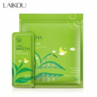 Mặt nạ ngủ trà xanh matcha mud mask laikou