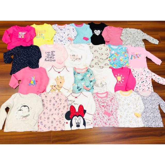 Áo thun dài tay bé gái carter