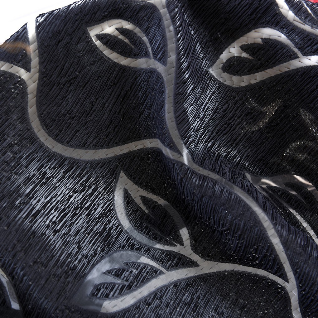 Rèm cửa treo trang trí nhà họa tiết lá