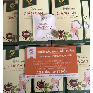 Giảm cân Hera Plus ( Chính Hãng 30v)