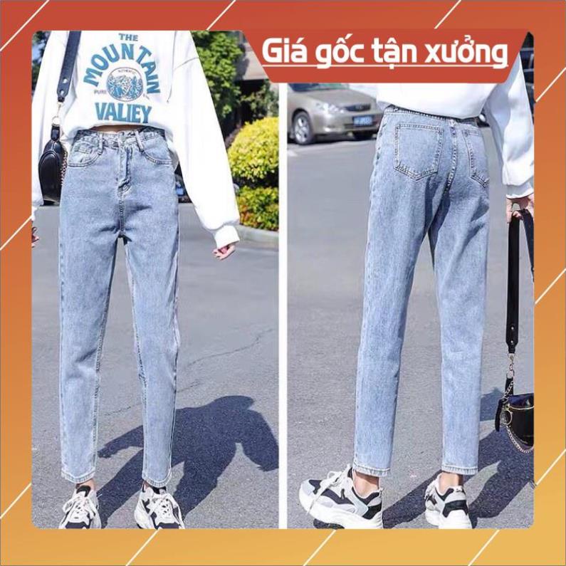 Khuyến mại Quần bò baggy nữ quần jean baggy nữ quần jeans nữ lưng cao vải bò dày đẹp - HAPONO-J005 huyenjean | BigBuy360 - bigbuy360.vn