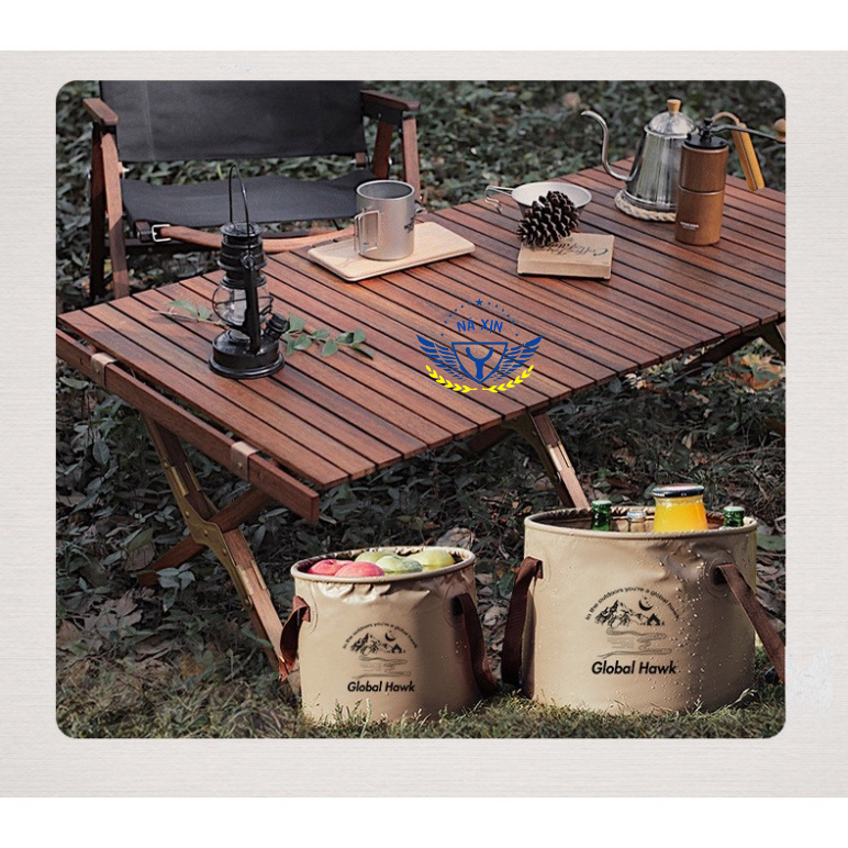 Xô đựng nước dã ngoại gấp gọn du lịch cắm trại rất tiện dụng, dễ dàng mang theo - DCP19