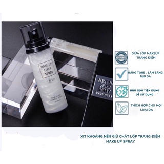 Xịt khoáng nền giữ chặt lớp trang điểm Make Up SPRAY