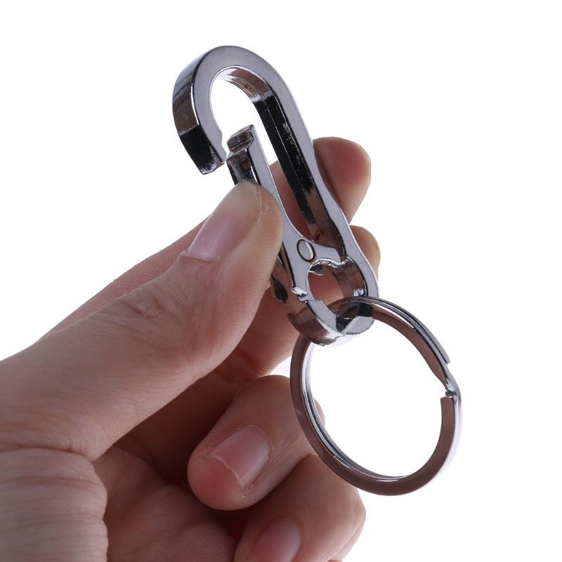 Móc carabiner treo chìa khóa/ thắt lưng chất liệu thép không gỉ hình quả bầu