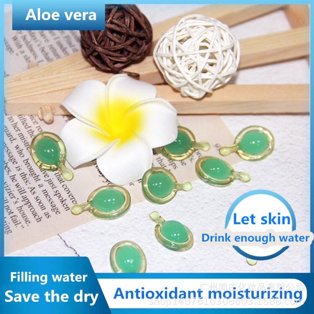 Aloe Vera Capsule Hạt nho Viên nang Tảo Biển chống oxy hóa Giữ ẩm trẻ hóa Làm săn chắc da | BigBuy360 - bigbuy360.vn