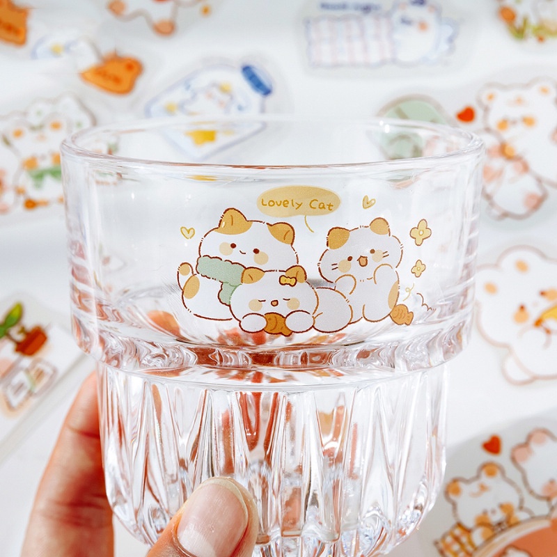 Set 46 Miếng Dán PET Họa Tiết Hoạt Hình Chống Thấm Nước