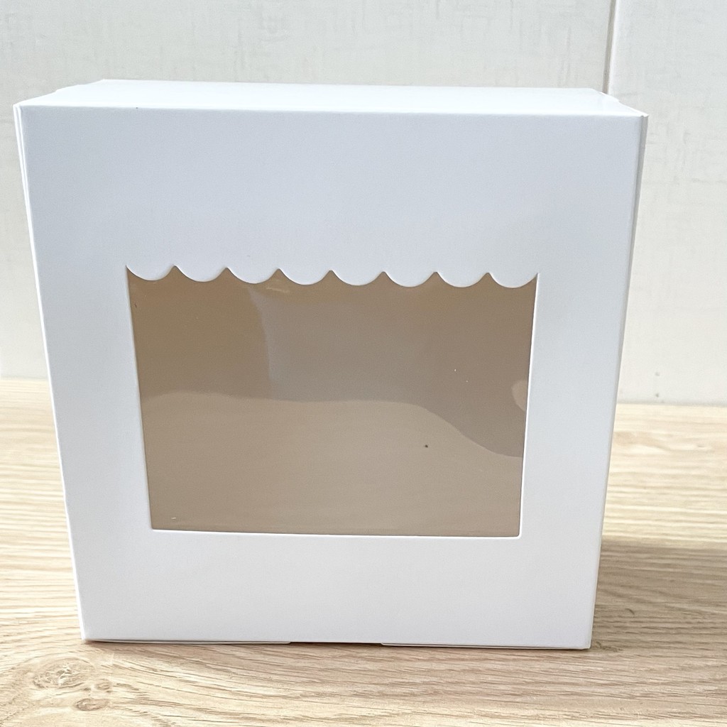 Hộp giấy trắng size 13x13x7cm set 10 hộp