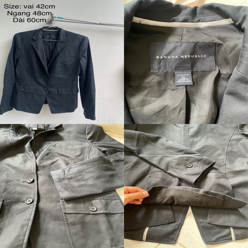 Áo khoác blazer nam nữ 2hand
