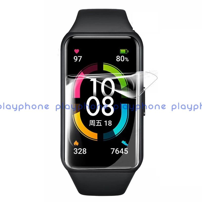 Dán Mặt Kính Đồng Hồ Huawei Band 6 / Honor Band 6  Ppf chống va đập và trầy xước playphonevn