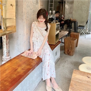 Đầm hai dây ullzzang