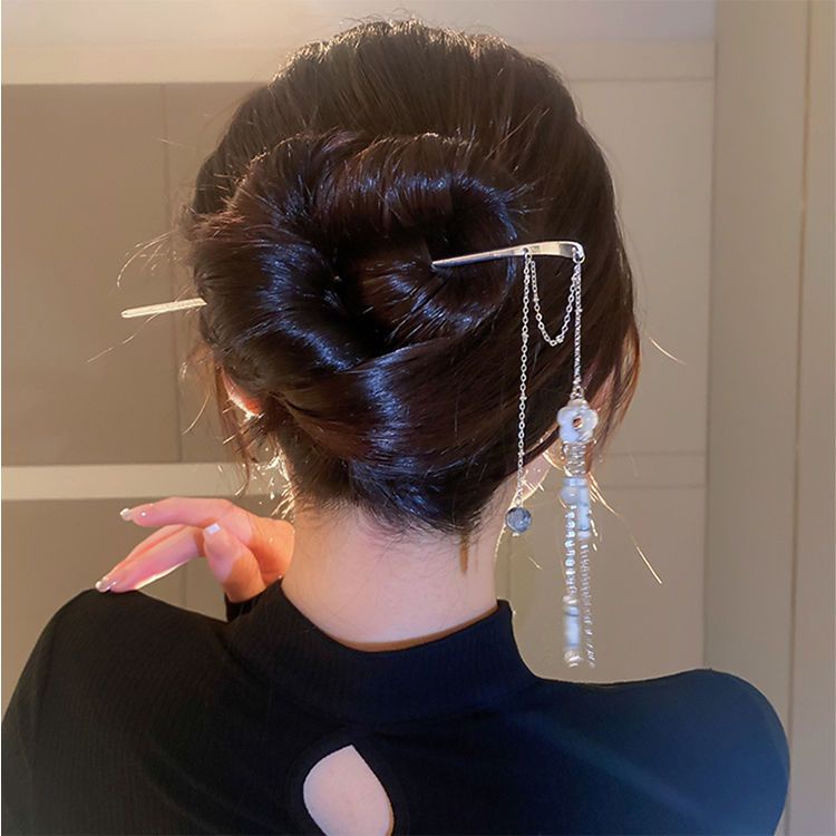 Kẹp Tóc Tua Rua Bằng Kim Loại Cao Cấp Phong Cách Cổ Điển Thời Trang Mùa Hè Cho Nữ
