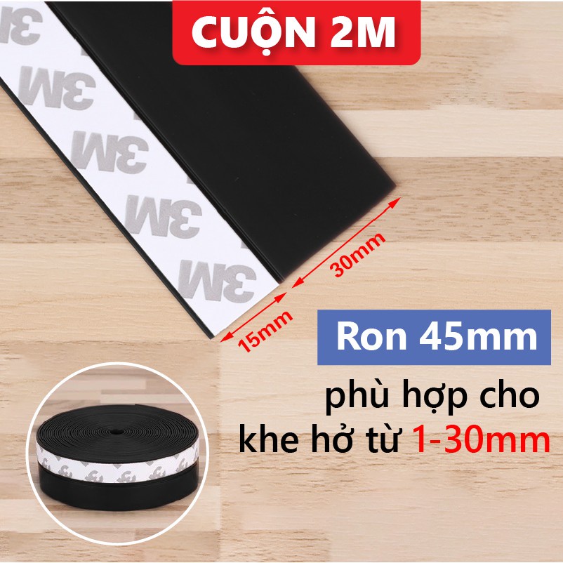 Gioăng dán chân cửa chắn khe hở.gioăng cao su, chống côn trùng giữ nhiệt máy lạnh điều hòa size 253545mm