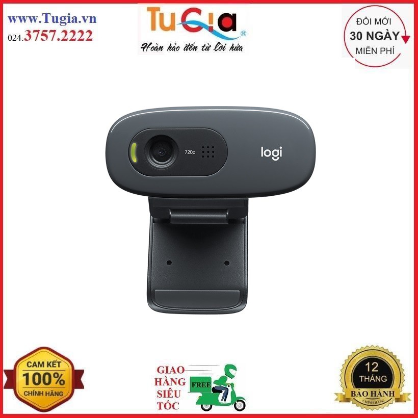 Webcam Logitech C270 HD 720P Hàng Chính Hãng