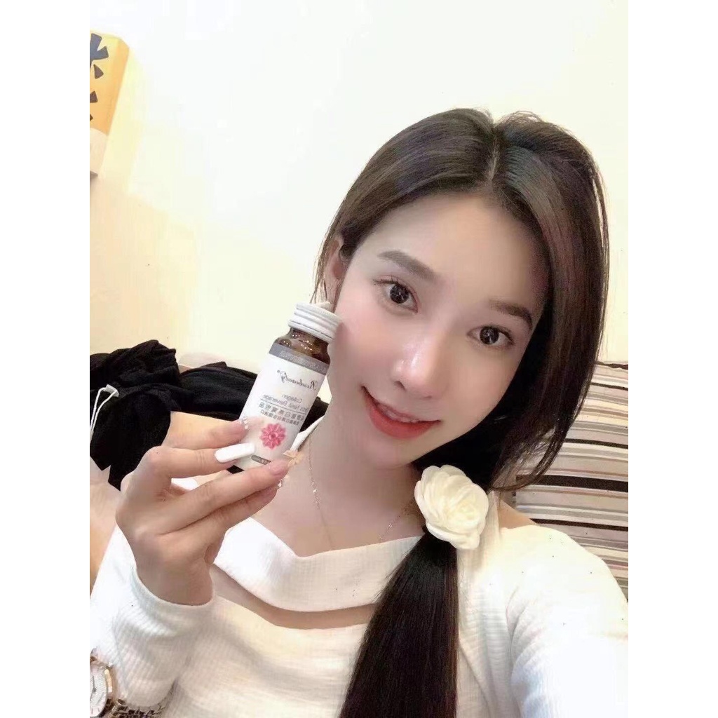 Nước Collagen Rosebeauty (Hộp 8 lọ) hỗ trợ trắng da