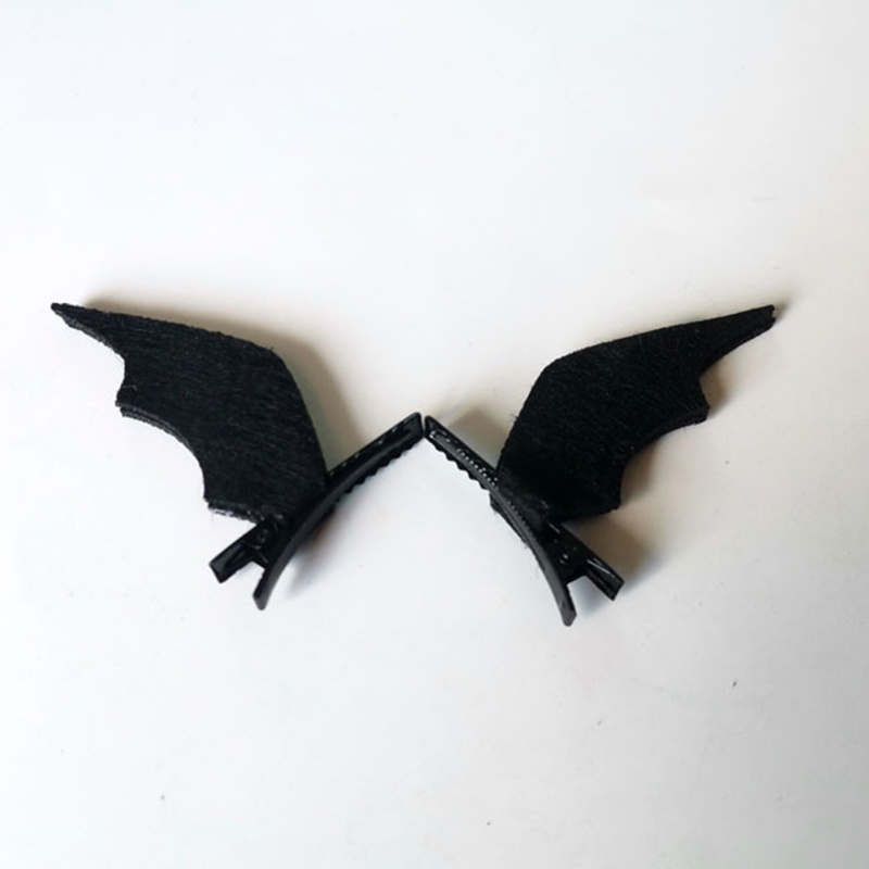 Kẹp tóc hình cánh dơi/ con nhện dùng hóa trang halloween