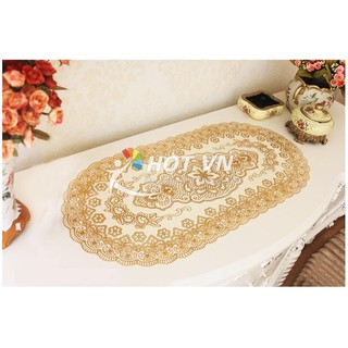 Khăn trải bàn cao cấp hoa văn 50x110cm