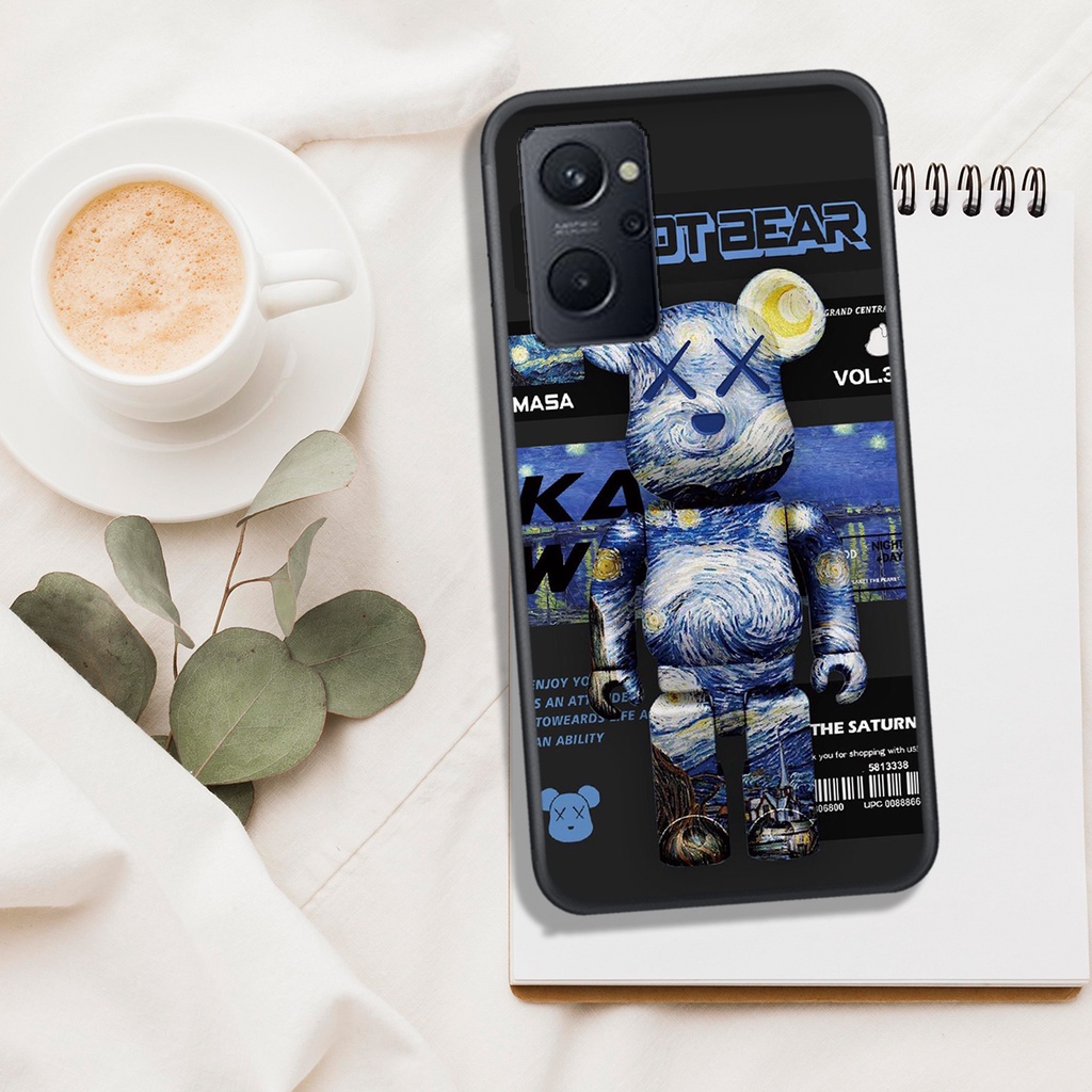 [ SIÊU HOT] ỐP LƯNG OPPO REALME 9i , IN HÌNH GẤU BEAR BRICK SIÊU ĐẸP.