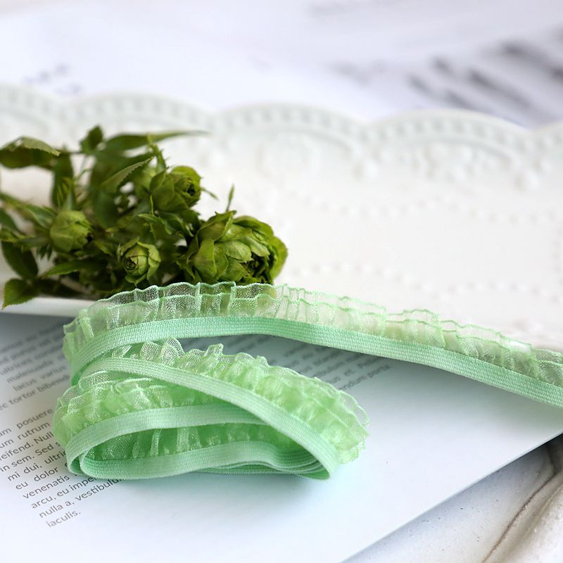 Cuộn Dây Ren 1m Nhiều Màu Làm Phụ Kiện Trang Trí Đầm Cho Nữ