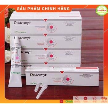 Oridermyl 10g Pháp ngăn viêm tai cho chó mèo ⚜ FREESHIP ⚜ Tuýp bôi viêm tai ngoài - tai giữa - nấm - ký sinh trùng