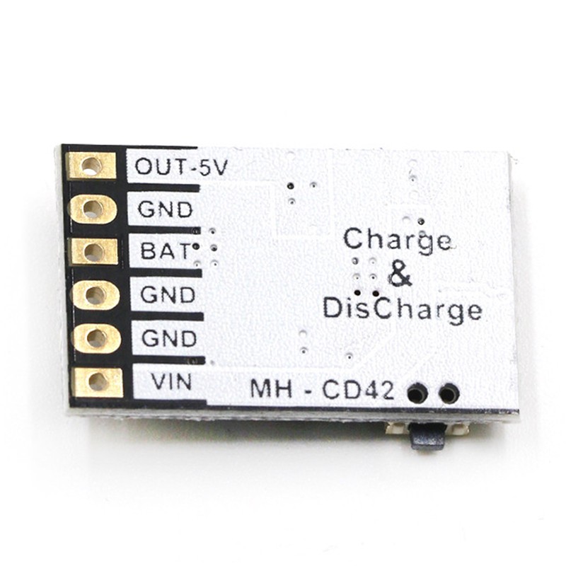 Xả sạc 2A 5V Tích hợp Pin Lithium 3.7V 4.2V Tăng cường bảo vệ nguồn điện di động Mô-đun bảng PCB điện tử Tự làm